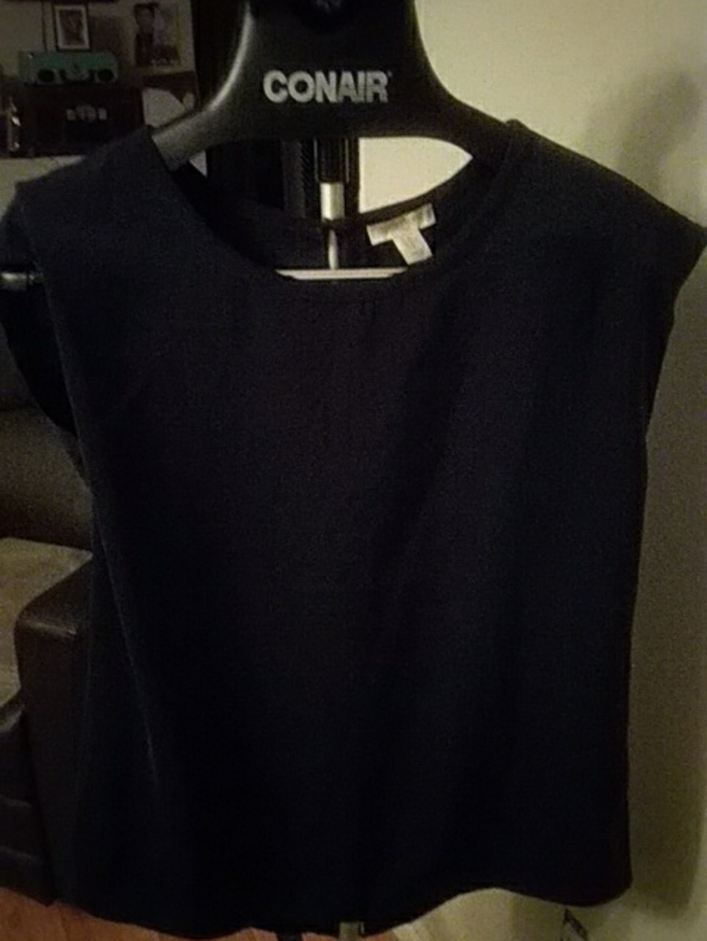 Saint Tropez West Black Sleeveless Top M